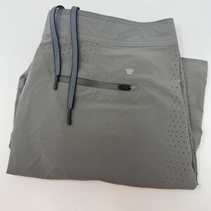 Mack Weldon Men's Stealth Performance Stretch Shorts Perforated Pockets‎ Large